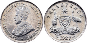 Australia, 3 Pence 1927, London