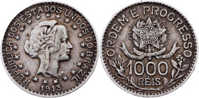 Brazil, 1000 Réis 1913, Berlin