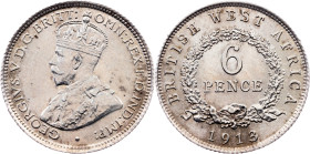 British West Africa, 6 Pence 1913, London