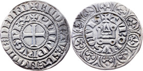 France, 1 Maille tierce ND (1306), Tours
