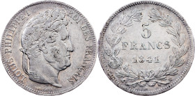 France, 5 Francs 1841, Lille
