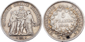 France, 5 Francs 1848, Paris