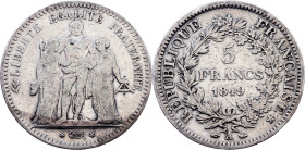 France, 5 Francs 1849, Paris