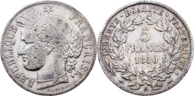 France, 5 Francs 1850, Paris
