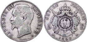 France, 5 Francs 1856, Lyon
