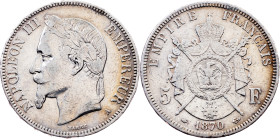 France, 5 Francs 1870, Paris