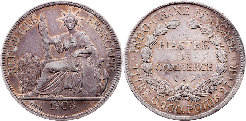 French Indochina, 1 Piastre 1903, Paris Category : French Indochina
Country/Reg...