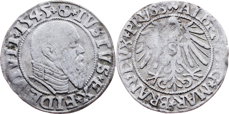 Germany, 1 Groschen 1545 Category : Germany
Country/Region : Duchy of Prussia
...