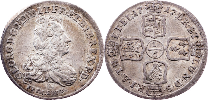 Germany, 1/6 Thaler 1717, B, Zellerfeld Category : Germany
Country/Region : Bru...