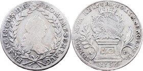 Germany, 20 Kreuzer 1756, LMF