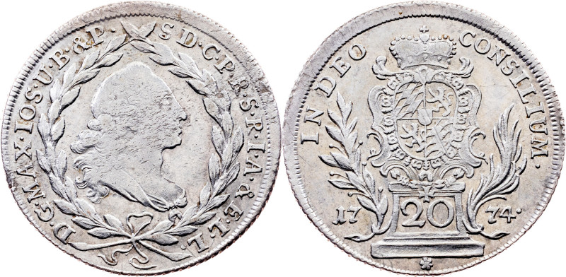 Germany, 20 Kreuzer 1774, Munich Category : Germany
Country/Region : Electorate...
