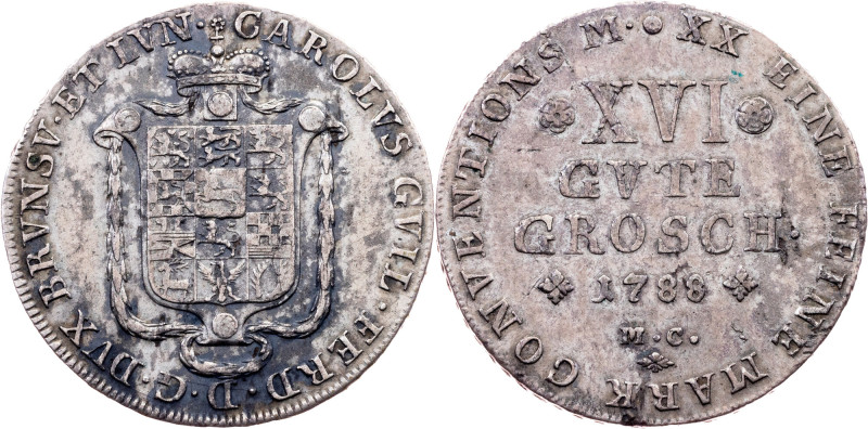 Germany, 16 Gute Groschen 1788, Braunschweig Category : Germany
Country/Region ...