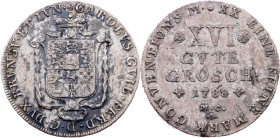 Germany, 16 Gute Groschen 1788, Braunschweig