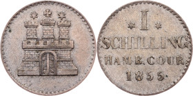 Germany, 1 Schilling 1855