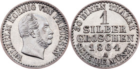 Germany, 1 Silbergroschen 1864, A