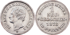 Germany, 1 Neugroschen / 10 Pfennige 1873, B