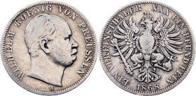 Germany, Prussia, 1 Vereinsthaler 1868, Berlin