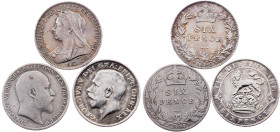 Great Britain, Lot 1898, 1904, 1915, London