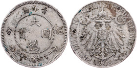 China, 5 Cents / 5 Fen 1909, Berlin