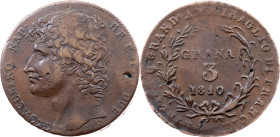 Italy, 3 Grana 1810, Naples