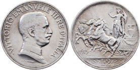 Italy, 2 Lire 1915, Rome