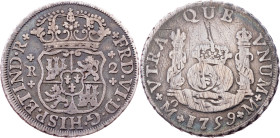 Mexico, 2 Reales 1759, Mo M