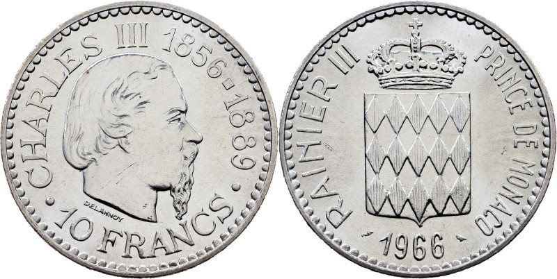 Monaco, 10 Francs 1966, Paris Category : Monaco
Country/Region : Monaco
Ruler/...