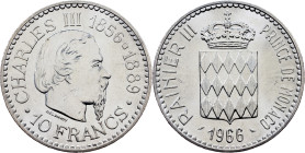 Monaco, 10 Francs 1966, Paris