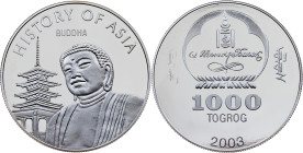 Mongolia, 1000 Togrog 2003