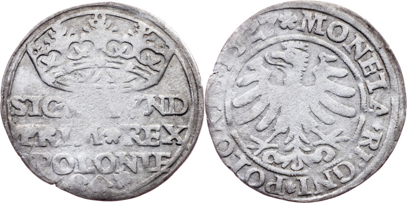 Sigismund I. the Old, Grosz koronny 1527, Krakow Category : Poland
Country/Regi...