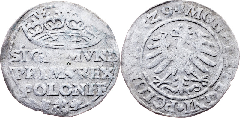 Sigismund I. the Old, Grosz koronny 1529, Krakow Category : Poland
Country/Regi...