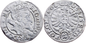 Sigismund III. Vasa, Grosz koronny 1606, Krakow
