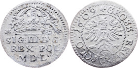 Sigismund III. Vasa, Grosz koronny 1609, Krakow