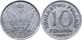 Poland, 10 Fenigow 1917, Stuttgart