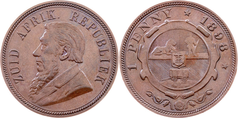 South Africa, 1 Penny 1898, Pretoria Category : South Africa
Country/Region : S...
