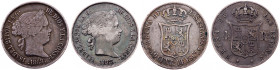 Spain, 4 Reales, 40 Centimos de Escudo 1863, 1868