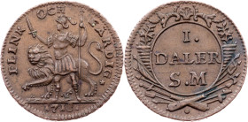 Sweden, 1 Daler Silvermynt 1718