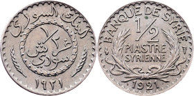 Syria, 1/2 Piastre 1921, Paris