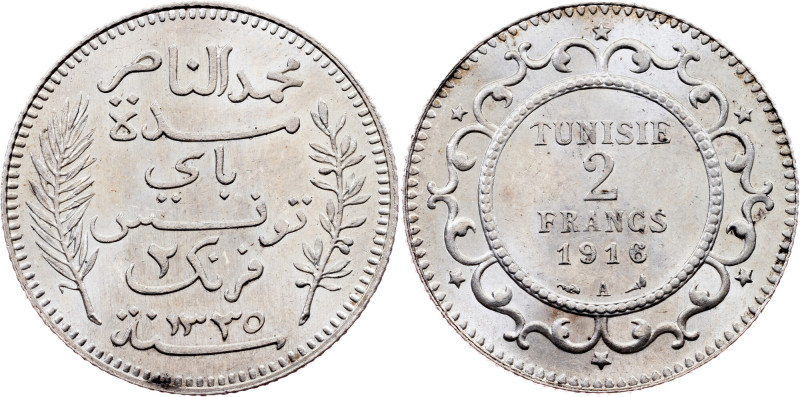 Tunisia, 2 Francs 1916, Paris Category : Tunisia
Country/Region : Tunisia
Rule...