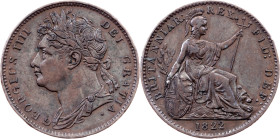 United Kingdom, 1 Farthing 1822, London