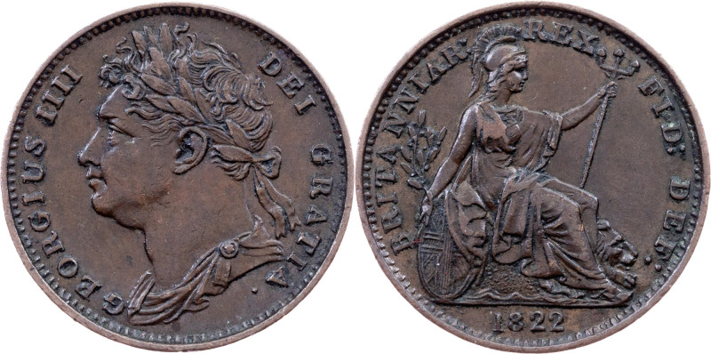United Kingdom, 1 Farthing 1822, London Category : United Kingdom
Country/Regio...