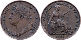 United Kingdom, 1 Farthing 1822, London