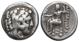 Kingdom of Macedon. Alexander III 'the Great' AR Drachm.Kingdom of Macedon. Alexander III 'the Great' AR Drachm. Lampsakos, circa 310-301 BC. Struck u...