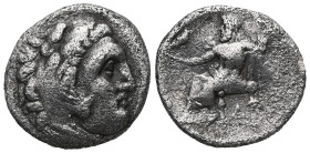 Kingdom of Macedon. Alexander III 'the Great' AR Drachm.Kingdom of Macedon. Alexander III 'the Great' AR Drachm. Lampsakos, circa 310-301 BC. Struck u...