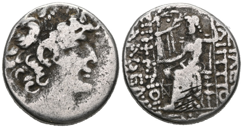 Greek 
Seleukid Kingdom. Philippos I Epiphanes Philadelphos, 94-83 or 75 BC. AR...