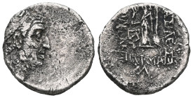 GREEK COINS KINGS of CAPPADOCIA.Ariobarzanes I Philoromaios.(96-63 BC).Eusebeia Mazaka.Drachm. Obv : Diademed head right. Rev : ΒΑΣΙΛΕΩΣ / ΑΡΙΟΒΑΡZΑΝΟ...