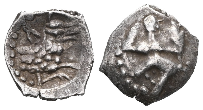 GREEK COINS 
LYCAONIA.Laranda.(Circa 324-323 BC).Obol. 
Obv : Baaltars seated ...