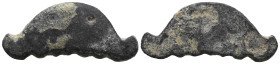 Aes Formatum. Siglos VI-IV BC CENTRAL ITALY or LAZIUM. Semicircular element in the shape of a trident. Very fine.