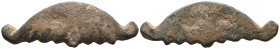Aes Formatum. Siglos VI-IV BC CENTRAL ITALY or LAZIUM. Semicircular element in the shape of a trident. Very fine.