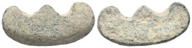 Aes Formatum. Siglos VI-IV BC CENTRAL ITALY or LAZIUM. Semicircular element in the shape of a trident. Very fine.